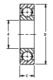 Timken-9100K-深溝球軸承