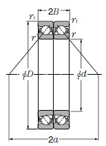 NTN-HTA926DB-推力軸承