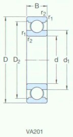 SKF-6210/VA201-特殊應(yīng)用軸承