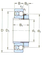 SKF-H211-自動(dòng)調(diào)心球軸承