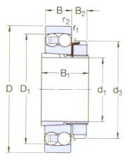 SKF-H220-自動調心球軸承