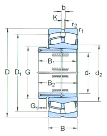 SKF-AOH3052-球面滾子軸承