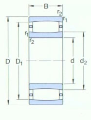 SKF-*C3040K2)-CARB 圓環滾子軸承